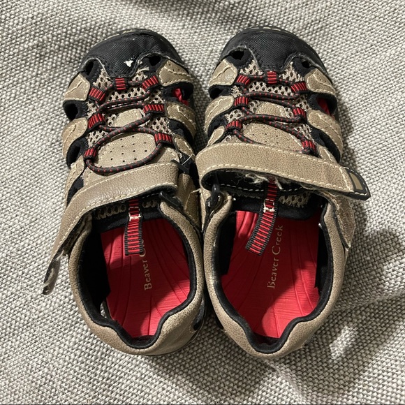 🔴🔴Toddler Boy Little Kids Beaver Creek Leather Sandals - Picture 5 of 8